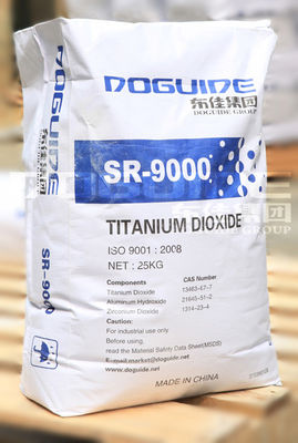 Άσπρο διοξείδιο 9000 2377 CAS 13463-67-7 τιτανίου υψηλής αγνότητας
