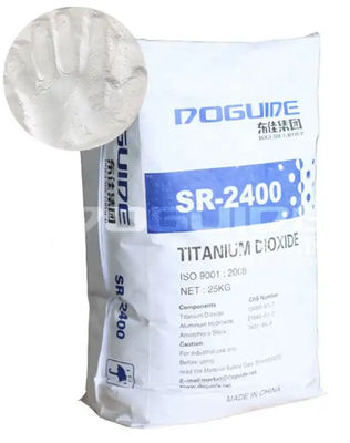 Διασκορπισμένο Tio2 doguide SR-2400 διασκορπισμένος rutile διοξειδίου τιτανίου βιομηχανικός βαθμός