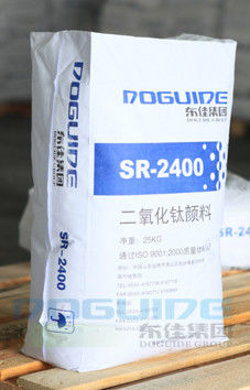 Rutile SR-2400 Doguide διαδικασία CAS 13463-67-7 θειικού άλατος διοξειδίου τιτανίου