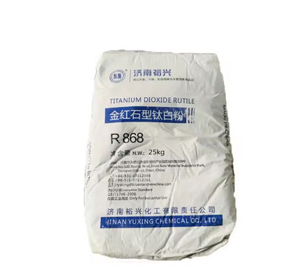 Jinan Yuxing R-868 Υψηλής ποιότητας / υψηλής λευκότητας διοξείδιο του τιτανίου για επικάλυψη / χρώματα