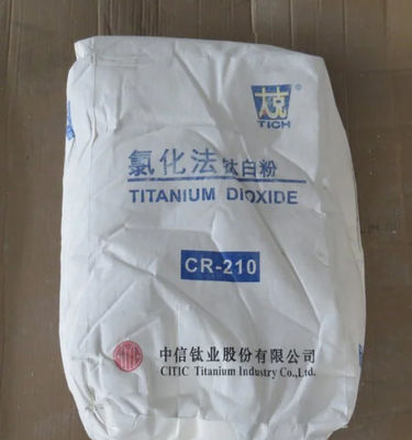 Λευκή σκόνη Rutile Titanium Dioxide Tio2 CR-210 Υψηλή αντοχή στο χρώμα