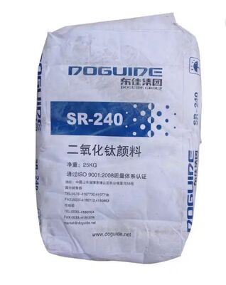 Masterbatch Χρησιμοποιώντας SR-240 υψηλής λευκότητας Tio2 Titanium Dioxide Rutile με καλή διασπορά και υψηλή πυκνότητα χύδης