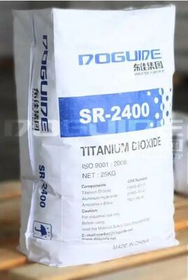 Rutile SR-2400 Doguide διαδικασία CAS 13463-67-7 θειικού άλατος διοξειδίου τιτανίου