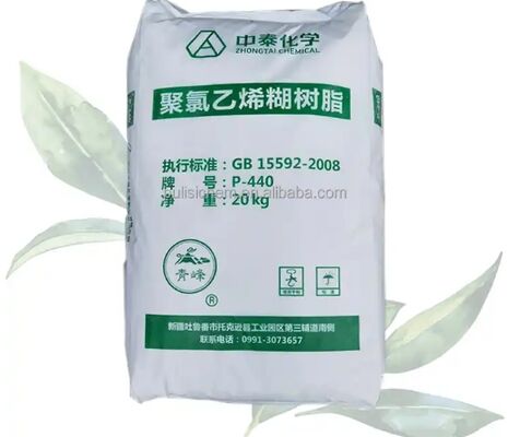 Ρητίνη Πάστας PVC Zhongtai P440 Βαθμός Γαλακτώματος με Τιμή Κ 74 Μεσαίου Μοριακού Βάρους και Χαμηλού έως Μεσαίου Ιξώδους