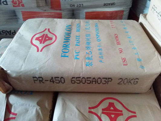 Ρητίνη P450 PVC κολλών βαθμού γαλακτώματος της Φορμόζας με την Κ-αξία 65