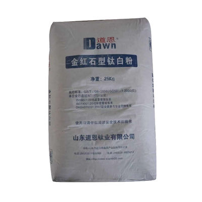 Χρώμα διοξειδίου της Dawn R-2195 Sulphate Process Titanium και τσάντα επιστρώματος 25kg