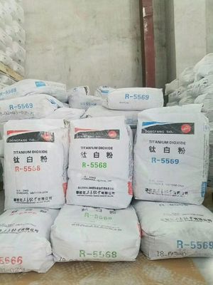 Rutile Tio2 επιστρώματος σκονών άσπρη σκόνη CAS 13463-67-7 διαδικασίας θειικού άλατος